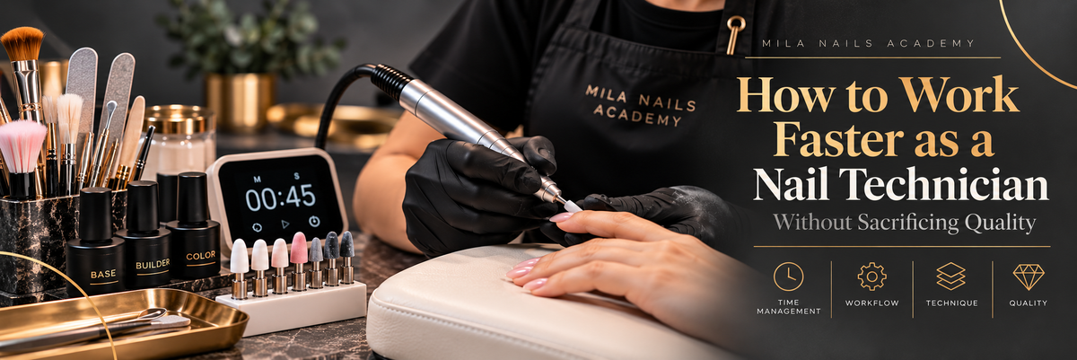 How to Work Faster as a Nail Technician Without Sacrificing Quality