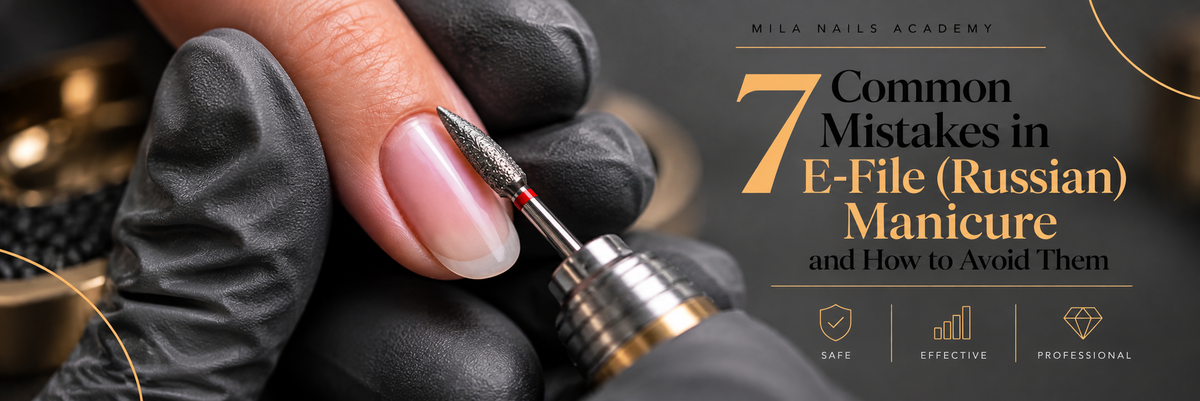 7 Common Mistakes in E-File (Russian) Manicure and How to Avoid Them