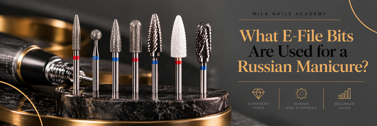What E-File Bits Are Used for a Russian Manicure?