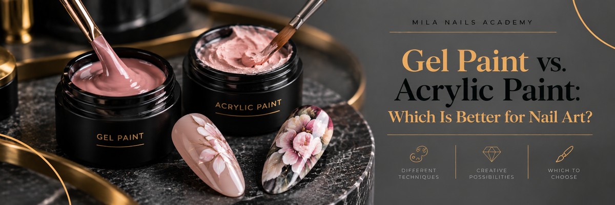 Gel Paint vs. Acrylic Paint: Which Is Better for Nail Art?