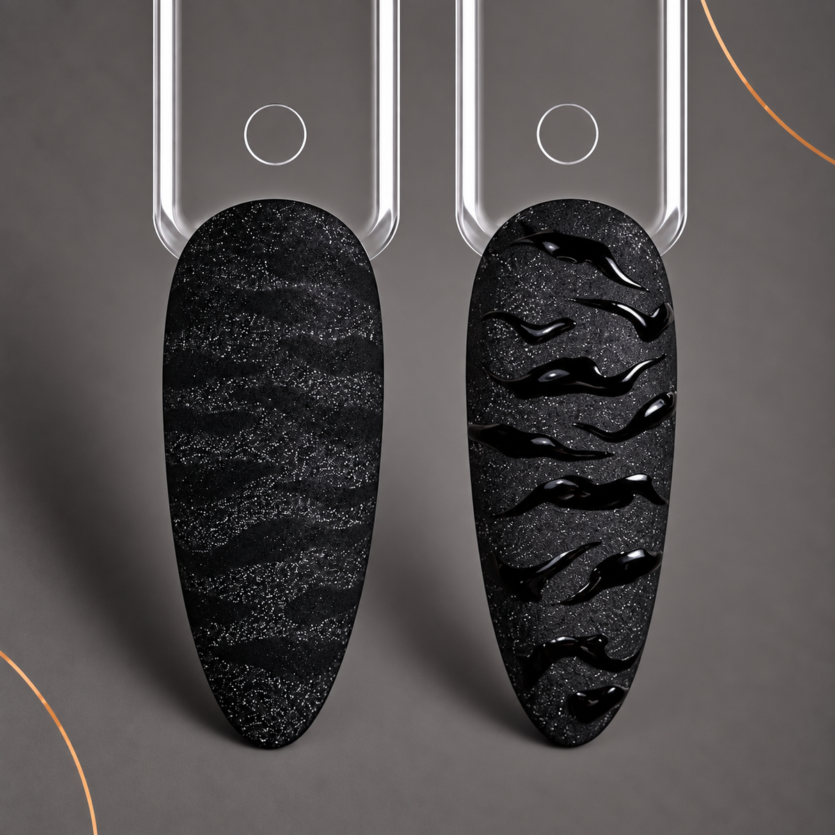 Nail Design “BLACK TIGER” — Masterclass