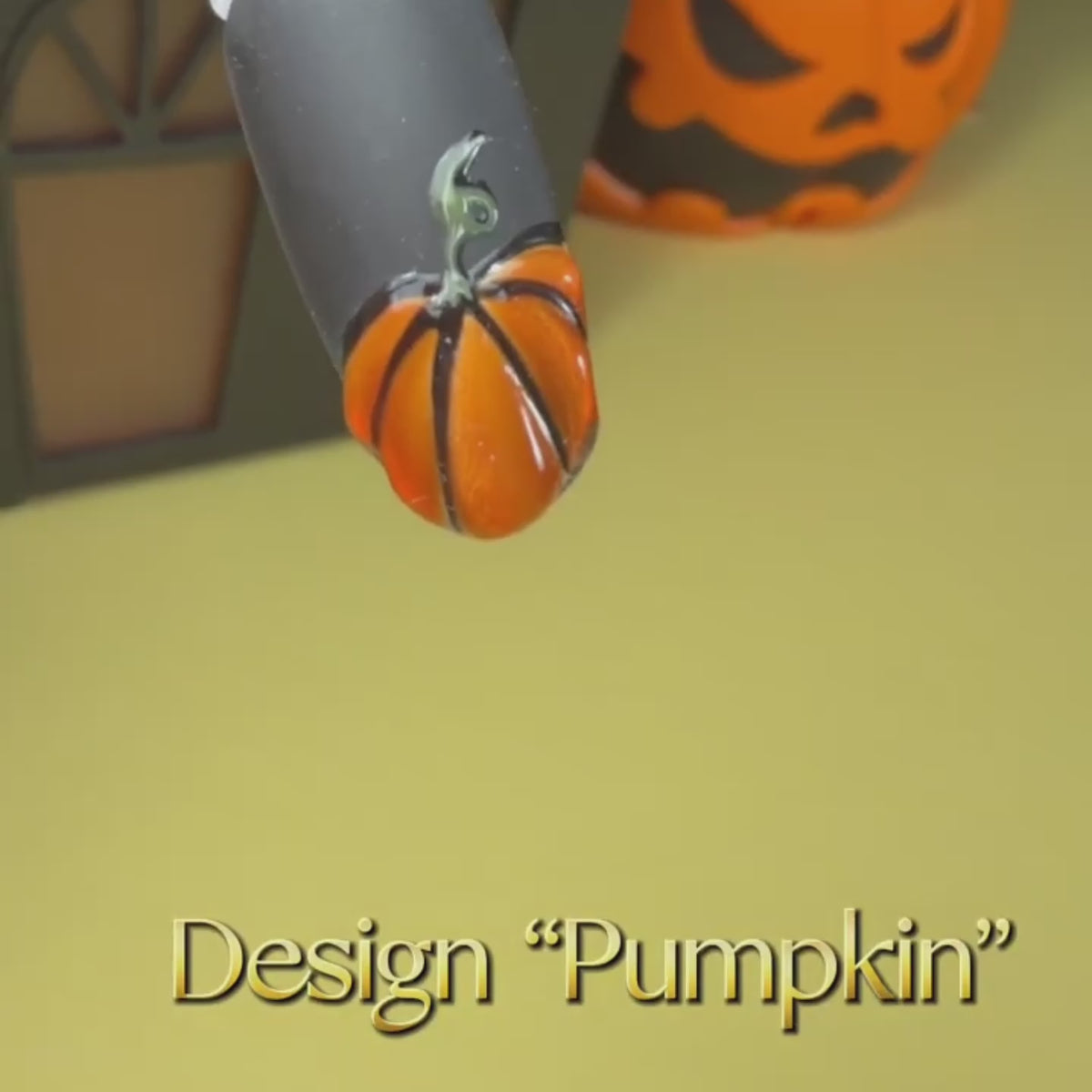 Diseño de uñas “CALABAZA” — Clase magistral