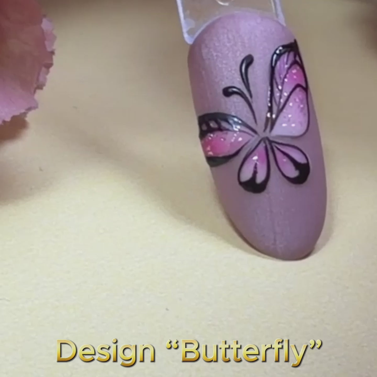 Diseño de uñas “MARIPOSA” — Clase magistral